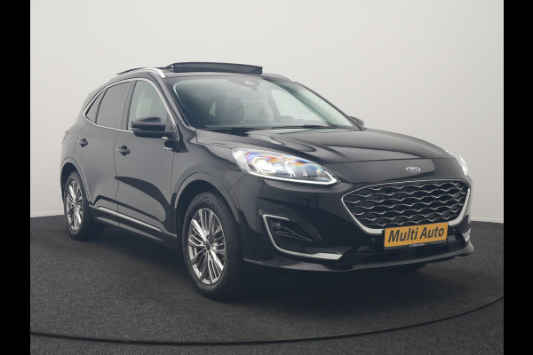 Ford Kuga 2.5 Vignale PHEV 225pk Dealer O.H. | Panodak | Head Up | Camera | Bang & Olufsen | Lederen Sportstoelen Memory & Verwarmd | Stuur Verwarmd | Keyless | Apple Carplay | Navigatie | DAB | Plug In Hybrid |