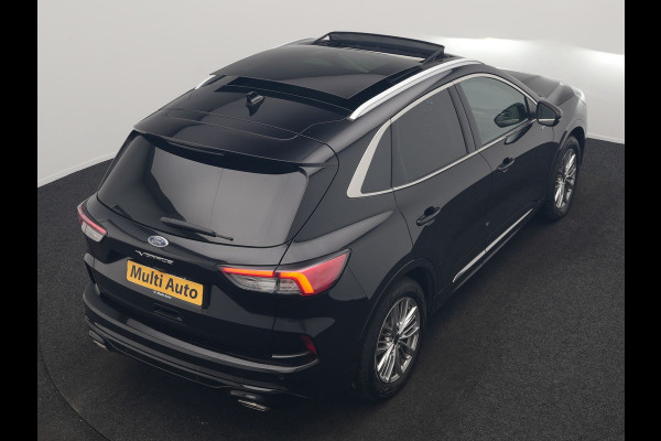 Ford Kuga 2.5 Vignale PHEV 225pk Dealer O.H. | Panodak | Head Up | Camera | Bang & Olufsen | Lederen Sportstoelen Memory & Verwarmd | Stuur Verwarmd | Keyless | Apple Carplay | Navigatie | DAB | Plug In Hybrid |