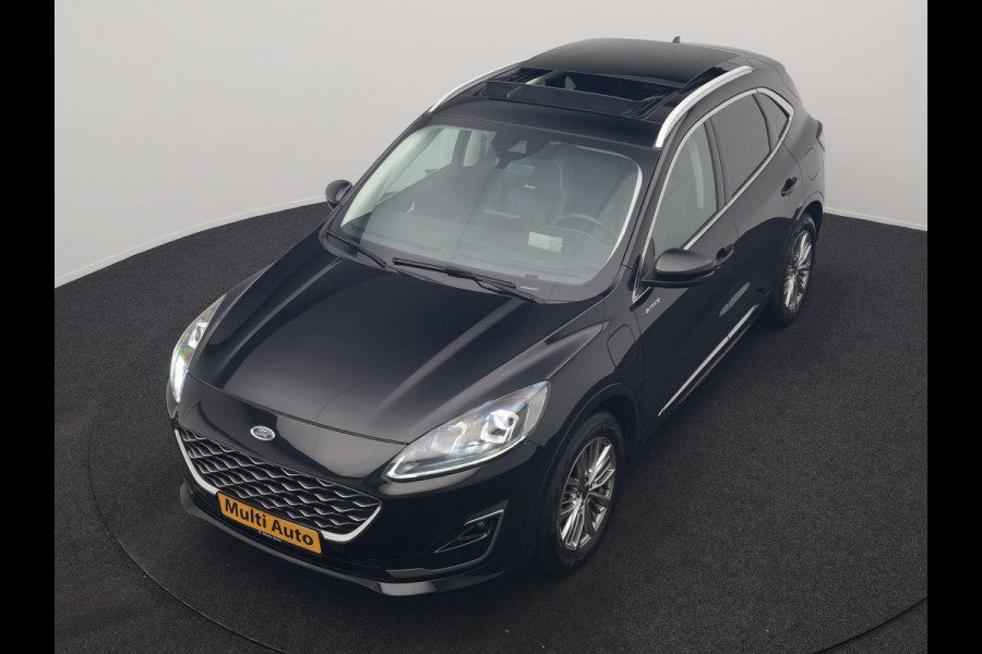 Ford Kuga 2.5 Vignale PHEV 225pk Dealer O.H. | Panodak | Head Up | Camera | Bang & Olufsen | Lederen Sportstoelen Memory & Verwarmd | Stuur Verwarmd | Keyless | Apple Carplay | Navigatie | DAB | Plug In Hybrid |