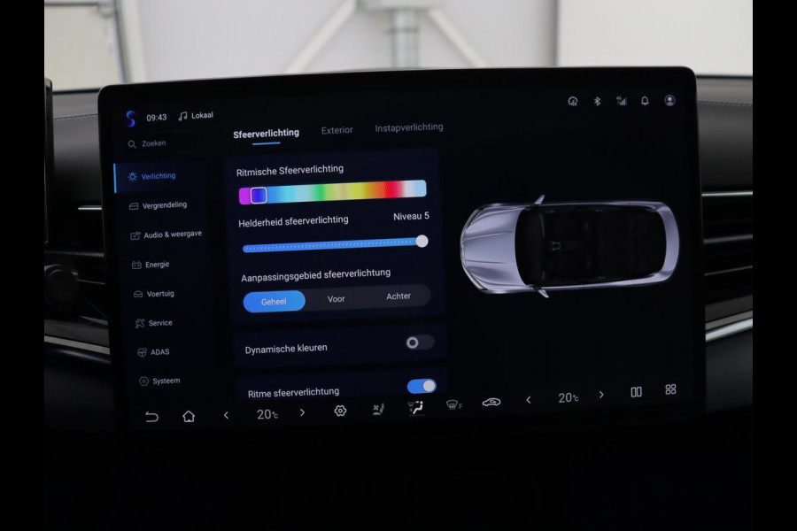 BYD Seal Design RWD 82.5 kW | SOH 95,9% | Panoramadak | Stoelventilatie | 360 Camera | Leder | Dynaudio | Adaptive cruise | Sfeerverlichting | Elektrische stoelen | Carplay | Full LED | Origineel NL