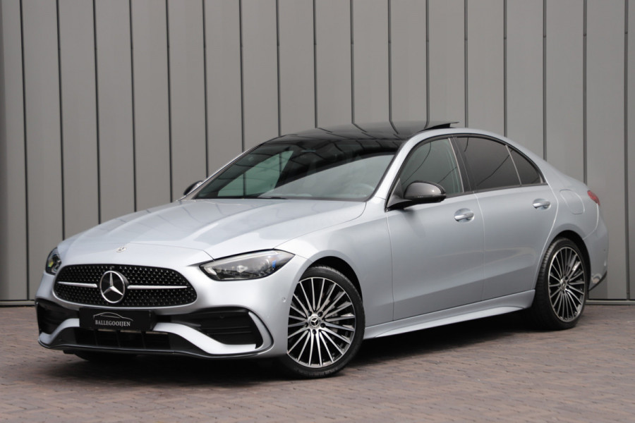 Mercedes-Benz C-Klasse 300e AMG | 313PK | Pano | Head-up | Keyless-go | Memory | Leder | Digital-light | Stoelverw. | Sfeerverlichting | 2022.