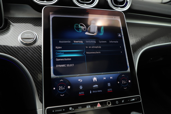 Mercedes-Benz C-Klasse 300e AMG | 313PK | Pano | Head-up | Keyless-go | Memory | Leder | Digital-light | Stoelverw. | Sfeerverlichting | 2022.