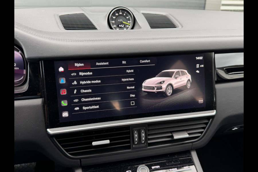 Porsche Cayenne 3.0 E-Hybrid Sport Chrono | 360* Camera | Luchtvering | Bose | Stoelventilatie/Verwarming | Elektrische Achterklep |