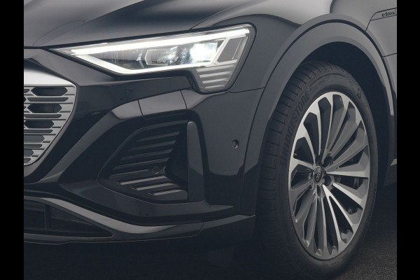 Audi Q8 e-tron 55 Quattro S Edition 114 kWh 408pk Dealer O.H. | Panodak | Luchtvering | Adaptive Cruise | Head Up | Bang & Olufsen | 360 Camera | Lederen Sportstoelen Verwarmd | Matrix LED | Keyless | Apple Carplay | Navigatie | DAB |