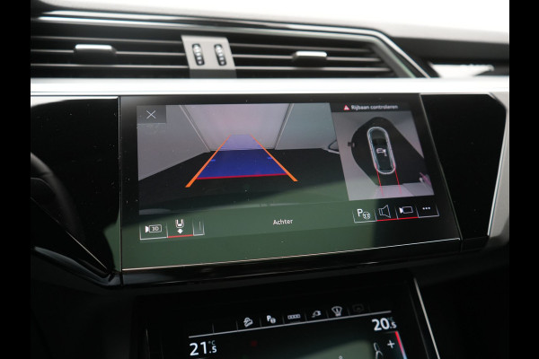 Audi Q8 e-tron 55 Quattro S Edition 114 kWh 408pk Dealer O.H. | Panodak | Luchtvering | Adaptive Cruise | Head Up | Bang & Olufsen | 360 Camera | Lederen Sportstoelen Verwarmd | Matrix LED | Keyless | Apple Carplay | Navigatie | DAB |