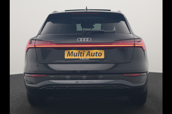 Audi Q8 e-tron 55 Quattro S Edition 114 kWh 408pk Dealer O.H. | Panodak | Luchtvering | Adaptive Cruise | Head Up | Bang & Olufsen | 360 Camera | Lederen Sportstoelen Verwarmd | Matrix LED | Keyless | Apple Carplay | Navigatie | DAB |