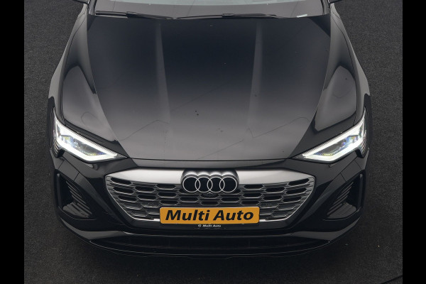 Audi Q8 e-tron 55 Quattro S Edition 114 kWh 408pk Dealer O.H. | Panodak | Luchtvering | Adaptive Cruise | Head Up | Bang & Olufsen | 360 Camera | Lederen Sportstoelen Verwarmd | Matrix LED | Keyless | Apple Carplay | Navigatie | DAB |