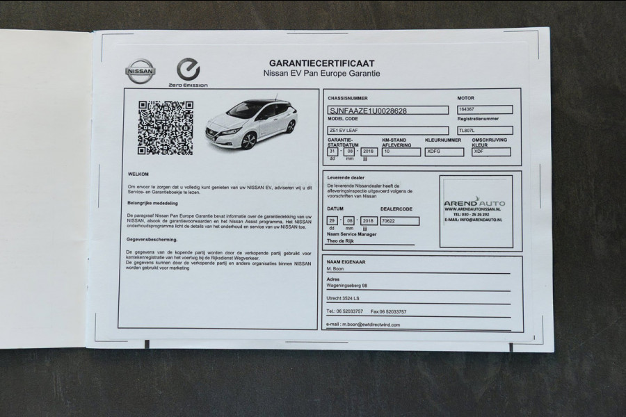 Nissan Leaf Tekna 40 kWh Soh 85% I Camera I Bose I Adaptive Cruise I Stoel & stuurverwarming I Android I Apple I Parkeersensoren