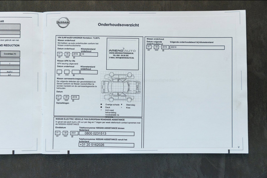 Nissan Leaf Tekna 40 kWh Soh 85% I Camera I Bose I Adaptive Cruise I Stoel & stuurverwarming I Android I Apple I Parkeersensoren