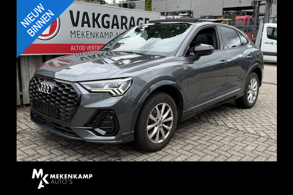 Audi Q3 Sportback 45 TFSI e S Edition 20"/B&O/Panoramadak/Leder/Matrix LED/Dodehoek/Adaptieve cruise/Sfeerverlichting/Camera/Elektrische klep