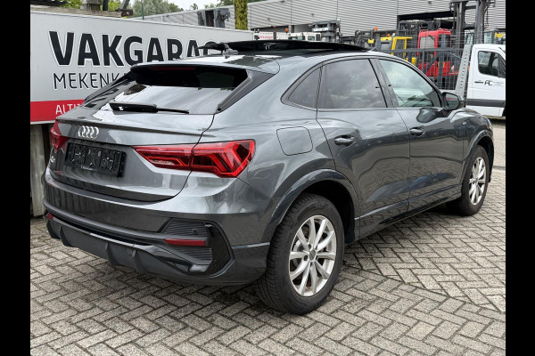 Audi Q3 Sportback 45 TFSI e S Edition 20"/B&O/Panoramadak/Leder/Matrix LED/Dodehoek/Adaptieve cruise/Sfeerverlichting/Camera/Elektrische klep