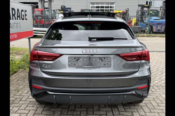 Audi Q3 Sportback 45 TFSI e S Edition 20"/B&O/Panoramadak/Leder/Matrix LED/Dodehoek/Adaptieve cruise/Sfeerverlichting/Camera/Elektrische klep