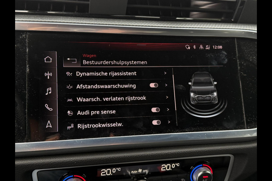 Audi Q3 Sportback 45 TFSI e S Edition 20"/B&O/Panoramadak/Leder/Matrix LED/Dodehoek/Adaptieve cruise/Sfeerverlichting/Camera/Elektrische klep