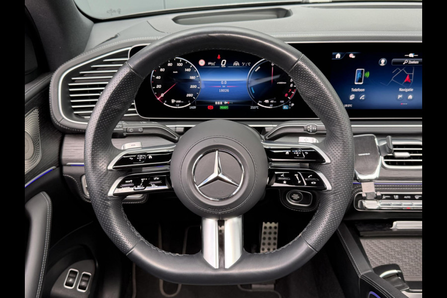 Mercedes-Benz GLE 400 e 4MATIC AMG Line Premium + 22"/Airmatic/Panoramadak/Burmester/Trekhaak/Leder + memory/Stuur + stoelverwarming v+a/Stoelkoeling/Head-up/Keyless/360 camera