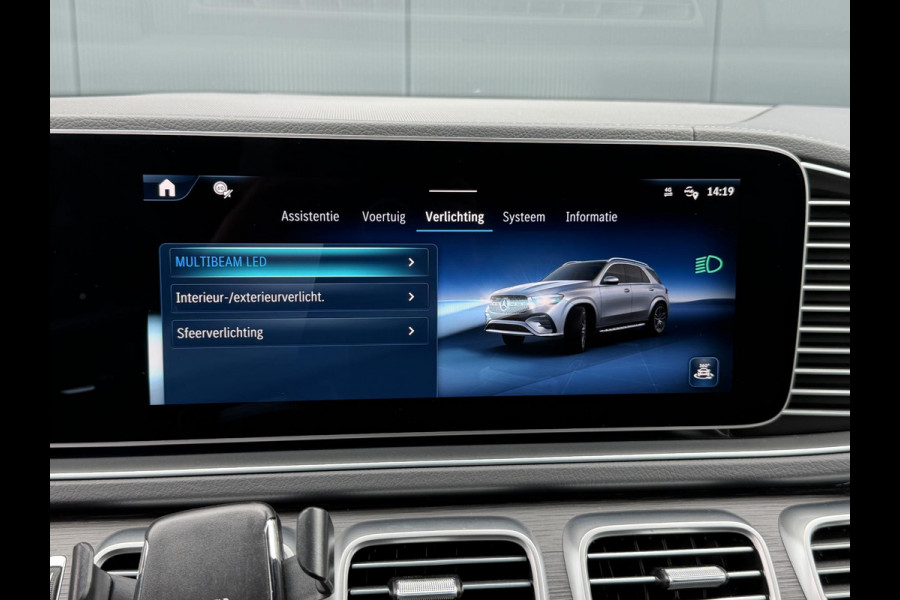 Mercedes-Benz GLE 400 e 4MATIC AMG Line Premium + 22"/Airmatic/Panoramadak/Burmester/Trekhaak/Leder + memory/Stuur + stoelverwarming v+a/Stoelkoeling/Head-up/Keyless/360 camera
