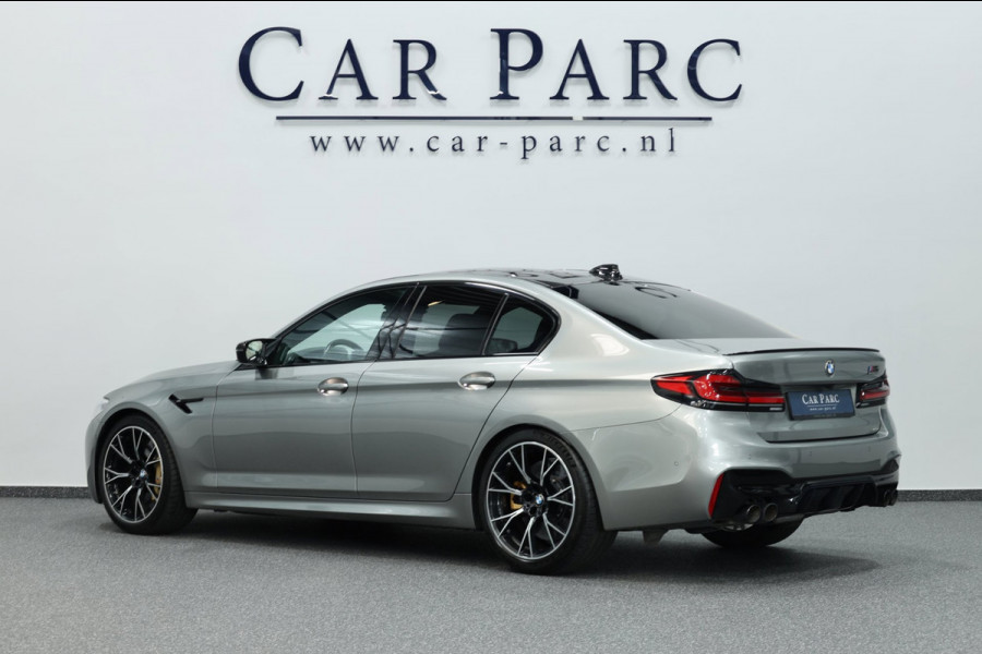 BMW 5 Serie M5 Competition 625+PK KERAMISCH/VIRTUAL/SFEER/SOFT/CARBON/LEER+S.VERWARMING+MEMORY/LMV/360/ACC/ECC/12 MND GARANTIE!