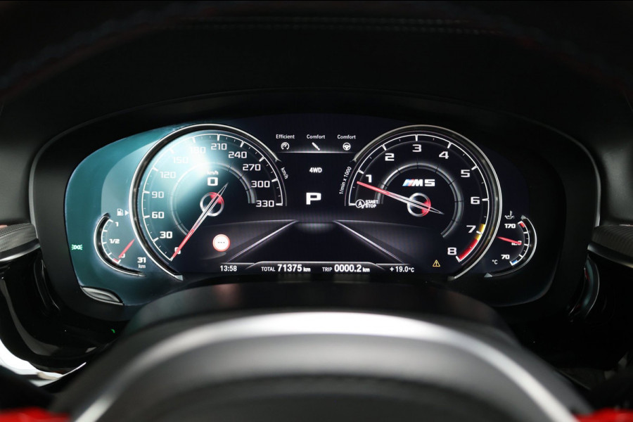 BMW 5 Serie M5 Competition 625+PK KERAMISCH/VIRTUAL/SFEER/SOFT/CARBON/LEER+S.VERWARMING+MEMORY/LMV/360/ACC/ECC/12 MND GARANTIE!