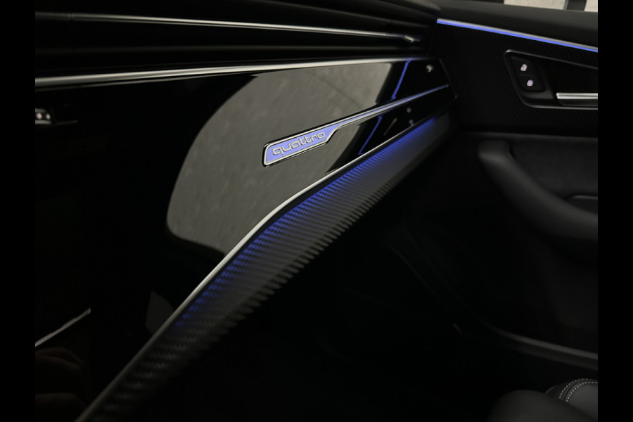Audi Q7 60e 489pk S Competition RS-Seats | Carbon in/exterieur | B&O | Panorama | 360 Camera | Soft-Close | Head-Up | 88350,= ex btw  | ACC | Matrix-LED | Keyless-Entry |  Lane & Side assist | Stuurwielverwarming | Alarm | 22" Audi Sport | Leder op Dashboard | Rijklaarprijs en fabrieksgarantie.