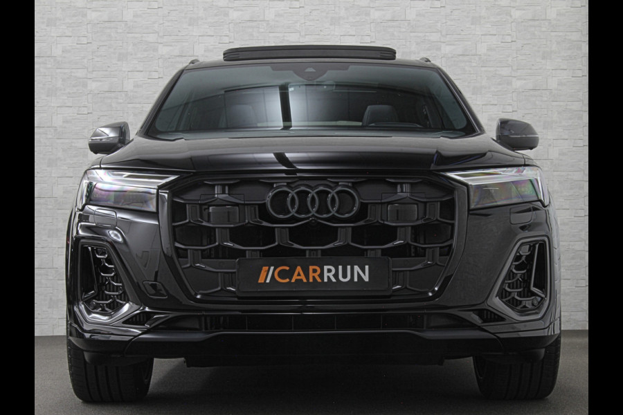 Audi Q7 60e 489pk S Competition RS-Seats | Carbon in/exterieur | B&O | Panorama | 360 Camera | Soft-Close | Head-Up | 88350,= ex btw  | ACC | Matrix-LED | Keyless-Entry |  Lane & Side assist | Stuurwielverwarming | Alarm | 22" Audi Sport | Leder op Dashboard | Rijklaarprijs en fabrieksgarantie.