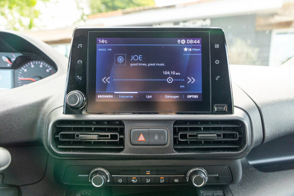 Peugeot Partner 1.5 BlueHDI Premium Kasteninrichting I Airco I Cruise I Apple I Android I Parkeersensoren