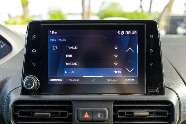 Peugeot Partner 1.5 BlueHDI Premium Kasteninrichting I Airco I Cruise I Apple I Android I Parkeersensoren