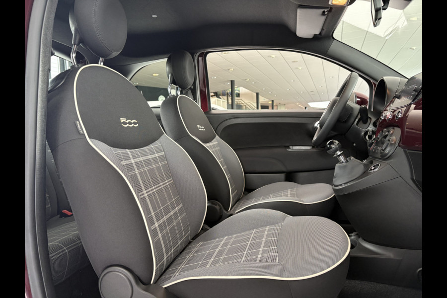 Fiat 500C 1.2 lounge Airco - Apple carplay - Navigatie - Parkeersensoren achter - Licht metalen velgen 15 inch - Cruise control - Bluetooth - Radio - Start/stop systeem - Elektrische ramen