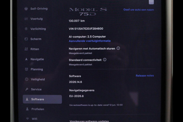 Tesla Model S 75D Base | SOH 89.9 | Panoramadak | Stuurverwarming | Leder | Autopilot | Stoelverwarming | Camera | Keyless | Full LED | Parkeerhulp | Achterbankverwarming | Origineel NL