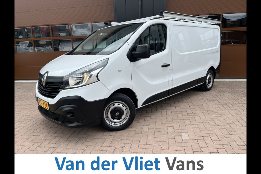 Renault Trafic 1.6 dCi 122pk E6 L2 Comfort 3p Lease €185 p/m, Trekhaak, Imperiaal, Airco, Navi, PDC, Cruise controle.