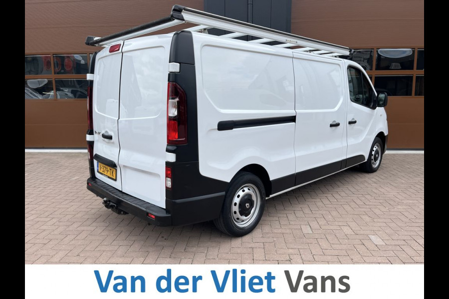 Renault Trafic 1.6 dCi 122pk E6 L2 Comfort 3p Lease €185 p/m, Trekhaak, Imperiaal, Airco, Navi, PDC, Cruise controle.
