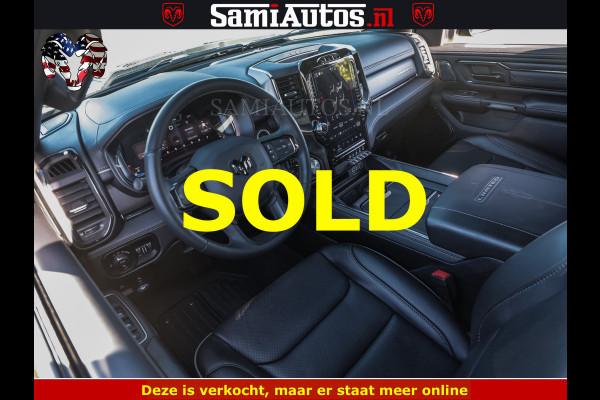 Dodge Ram HULK 5.7 V8 402PK | LIMITED EDITION | HUD | LUCHTVERING | BLACK ON BLACK | STRIPING | WIDE BODY | BREDE WIELEN | BOM VOL CREW CAB DUBBELE CAINE 5 PERSOONS UITVOERING | TOP STAAT |