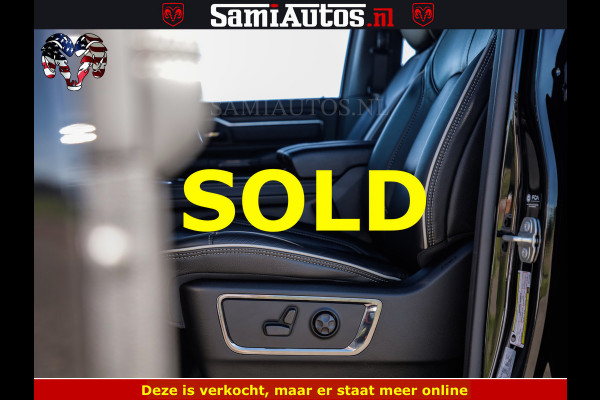 Dodge Ram HULK 5.7 V8 402PK | LIMITED EDITION | HUD | LUCHTVERING | BLACK ON BLACK | STRIPING | WIDE BODY | BREDE WIELEN | BOM VOL CREW CAB DUBBELE CAINE 5 PERSOONS UITVOERING | TOP STAAT |