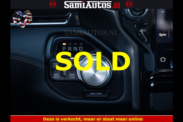 Dodge Ram HULK 5.7 V8 402PK | LIMITED EDITION | HUD | LUCHTVERING | BLACK ON BLACK | STRIPING | WIDE BODY | BREDE WIELEN | BOM VOL CREW CAB DUBBELE CAINE 5 PERSOONS UITVOERING | TOP STAAT |