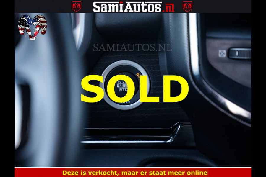 Dodge Ram HULK 5.7 V8 402PK | LIMITED EDITION | HUD | LUCHTVERING | BLACK ON BLACK | STRIPING | WIDE BODY | BREDE WIELEN | BOM VOL CREW CAB DUBBELE CAINE 5 PERSOONS UITVOERING | TOP STAAT |