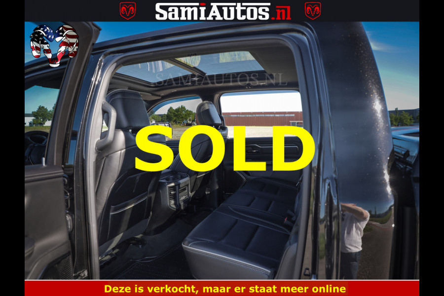 Dodge Ram HULK 5.7 V8 402PK | LIMITED EDITION | HUD | LUCHTVERING | BLACK ON BLACK | STRIPING | WIDE BODY | BREDE WIELEN | BOM VOL CREW CAB DUBBELE CAINE 5 PERSOONS UITVOERING | TOP STAAT |