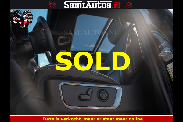 Dodge Ram HULK 5.7 V8 402PK | LIMITED EDITION | HUD | LUCHTVERING | BLACK ON BLACK | STRIPING | WIDE BODY | BREDE WIELEN | BOM VOL CREW CAB DUBBELE CAINE 5 PERSOONS UITVOERING | TOP STAAT |