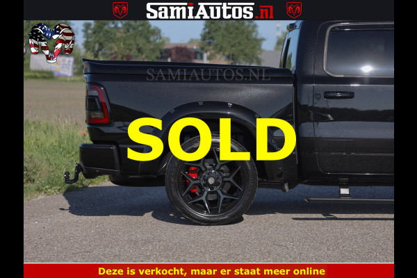 Dodge Ram HULK 5.7 V8 402PK | LIMITED EDITION | HUD | LUCHTVERING | BLACK ON BLACK | STRIPING | WIDE BODY | BREDE WIELEN | BOM VOL CREW CAB DUBBELE CAINE 5 PERSOONS UITVOERING | TOP STAAT |