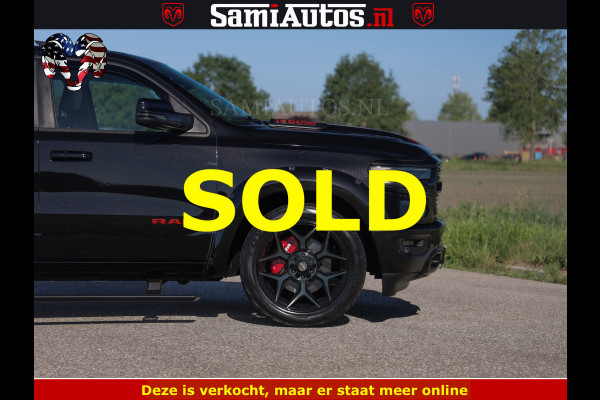 Dodge Ram HULK 5.7 V8 402PK | LIMITED EDITION | HUD | LUCHTVERING | BLACK ON BLACK | STRIPING | WIDE BODY | BREDE WIELEN | BOM VOL CREW CAB DUBBELE CAINE 5 PERSOONS UITVOERING | TOP STAAT |