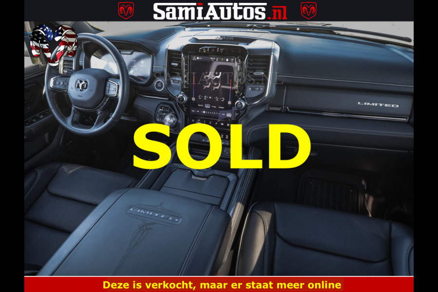 Dodge Ram HULK 5.7 V8 402PK | LIMITED EDITION | HUD | LUCHTVERING | BLACK ON BLACK | STRIPING | WIDE BODY | BREDE WIELEN | BOM VOL CREW CAB DUBBELE CAINE 5 PERSOONS UITVOERING | TOP STAAT |