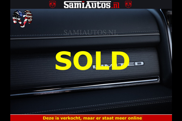Dodge Ram HULK 5.7 V8 402PK | LIMITED EDITION | HUD | LUCHTVERING | BLACK ON BLACK | STRIPING | WIDE BODY | BREDE WIELEN | BOM VOL CREW CAB DUBBELE CAINE 5 PERSOONS UITVOERING | TOP STAAT |