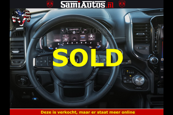 Dodge Ram HULK 5.7 V8 402PK | LIMITED EDITION | HUD | LUCHTVERING | BLACK ON BLACK | STRIPING | WIDE BODY | BREDE WIELEN | BOM VOL CREW CAB DUBBELE CAINE 5 PERSOONS UITVOERING | TOP STAAT |