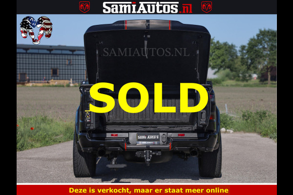 Dodge Ram HULK 5.7 V8 402PK | LIMITED EDITION | HUD | LUCHTVERING | BLACK ON BLACK | STRIPING | WIDE BODY | BREDE WIELEN | BOM VOL CREW CAB DUBBELE CAINE 5 PERSOONS UITVOERING | TOP STAAT |