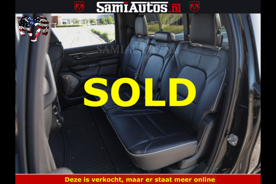 Dodge Ram HULK 5.7 V8 402PK | LIMITED EDITION | HUD | LUCHTVERING | BLACK ON BLACK | STRIPING | WIDE BODY | BREDE WIELEN | BOM VOL CREW CAB DUBBELE CAINE 5 PERSOONS UITVOERING | TOP STAAT |