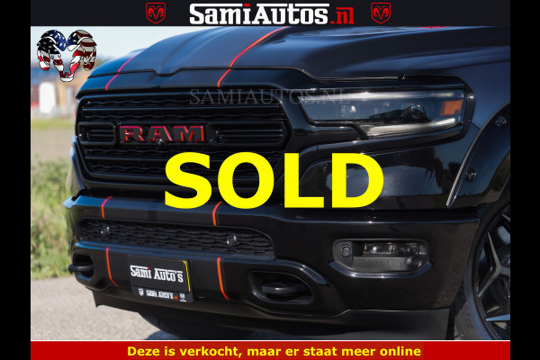 Dodge Ram HULK 5.7 V8 402PK | LIMITED EDITION | HUD | LUCHTVERING | BLACK ON BLACK | STRIPING | WIDE BODY | BREDE WIELEN | BOM VOL CREW CAB DUBBELE CAINE 5 PERSOONS UITVOERING | TOP STAAT |