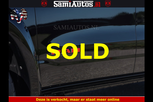 Dodge Ram HULK 5.7 V8 402PK | LIMITED EDITION | HUD | LUCHTVERING | BLACK ON BLACK | STRIPING | WIDE BODY | BREDE WIELEN | BOM VOL CREW CAB DUBBELE CAINE 5 PERSOONS UITVOERING | TOP STAAT |