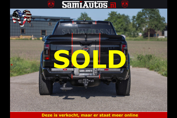 Dodge Ram HULK 5.7 V8 402PK | LIMITED EDITION | HUD | LUCHTVERING | BLACK ON BLACK | STRIPING | WIDE BODY | BREDE WIELEN | BOM VOL CREW CAB DUBBELE CAINE 5 PERSOONS UITVOERING | TOP STAAT |