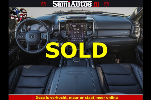 Dodge Ram HULK 5.7 V8 402PK | LIMITED EDITION | HUD | LUCHTVERING | BLACK ON BLACK | STRIPING | WIDE BODY | BREDE WIELEN | BOM VOL CREW CAB DUBBELE CAINE 5 PERSOONS UITVOERING | TOP STAAT |