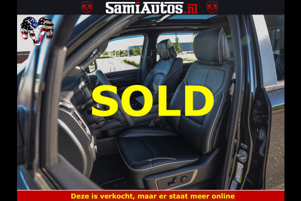 Dodge Ram HULK 5.7 V8 402PK | LIMITED EDITION | HUD | LUCHTVERING | BLACK ON BLACK | STRIPING | WIDE BODY | BREDE WIELEN | BOM VOL CREW CAB DUBBELE CAINE 5 PERSOONS UITVOERING | TOP STAAT |