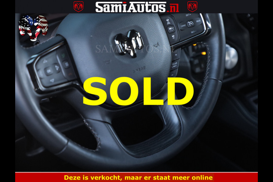 Dodge Ram HULK 5.7 V8 402PK | LIMITED EDITION | HUD | LUCHTVERING | BLACK ON BLACK | STRIPING | WIDE BODY | BREDE WIELEN | BOM VOL CREW CAB DUBBELE CAINE 5 PERSOONS UITVOERING | TOP STAAT |