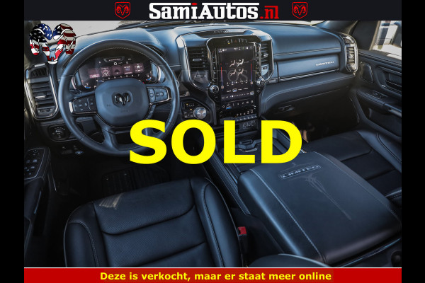 Dodge Ram HULK 5.7 V8 402PK | LIMITED EDITION | HUD | LUCHTVERING | BLACK ON BLACK | STRIPING | WIDE BODY | BREDE WIELEN | BOM VOL CREW CAB DUBBELE CAINE 5 PERSOONS UITVOERING | TOP STAAT |