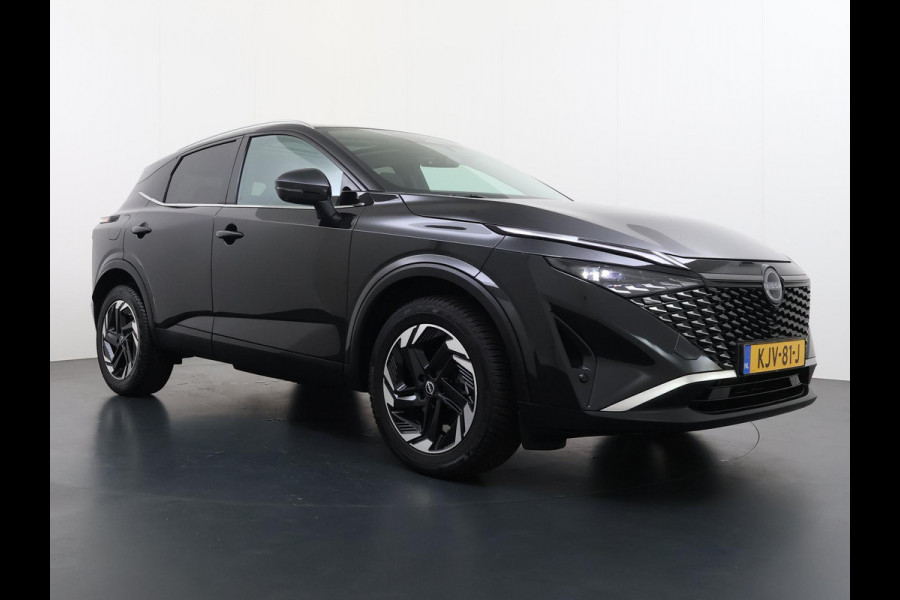 Nissan QASHQAI 1.3 MHEV Xtronic N-Connecta VAN: 34.900,- VOOR: 32.330,- UW WKVOORDEEL: 2.570,- | ONDERHOUD GEHAD BIJ DE DEALER | HEAD-UP DISPLAY| ELEKTRISCHE ACHTERKLEP| PANORAMADAK| STOEL + STUURVERWARMING| VOORRUITVERWARMING | 360 CAMERA| ADAPTIVE CRUISE CONTROL| DODE HOEK SENSOR